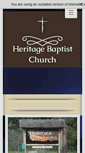 Mobile Screenshot of heritagebaptist-grayling.org